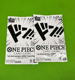 One Piece Card Game - 1st Anniversary DON!! Card Packs SEALED ENGLISH - Image 1