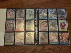 One Piece TCG Binder Collection a bunch of finalist cards, pre-releases and more - Image 3