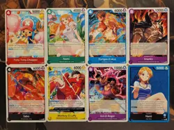 One Piece CCG Promo Card Lot (3 of each card) *FACTORY SEALED* NEW - Image 1