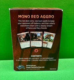 MTG Magic Mono Red Aggro Challenger Deck 2021 Factory Sealed. - Image 2