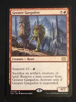 1x Greater Gargadon (111) Double Masters 2022 LP MTG Magic the Gathering x1 MKE - Image 1