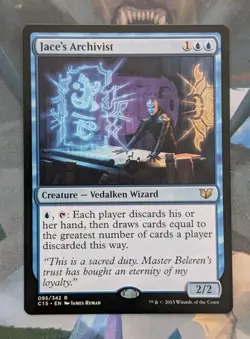MTG Commander 2015 Rare JACE'S ARCHIVIST NM - Image 1