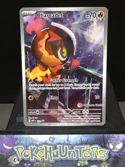 Pokemon Card Charcadet MEP 022 Mega Evolution Promo Pokemon Center NM - Image 1