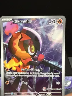 Pokemon Card Charcadet MEP 022 Mega Evolution Promo Pokemon Center NM - Image 2