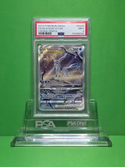 POKEMON 2023 CROWN ZENITH GLACEON VSTAR FULL ART GG40 PSA 9 - Image 1