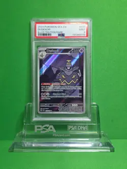 POKEMON 2024 SHROUDED FABLE DUSKNOIR ILLUSTRATION RARE 070 PSA 9 - Image 1
