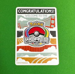 Pokemon World Championships 2016 Champions Festival XY176 Cover Worlds Promo - Image 1