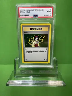 2000 POKEMON GYM HEROES 16 ERIKA-HOLO PSA 9 - Image 1