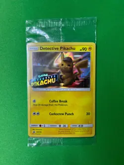 POKEMON SEALED DETECTIVE PIKACHU SM190 STAMPED PROMO - Image 1