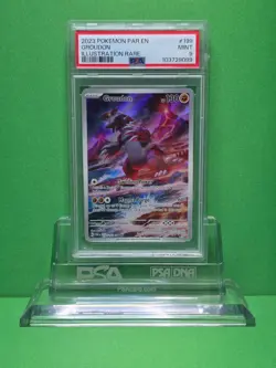 POKEMON 2023 PARADOX RIFT GROUDON ILLUSTRATION RARE 199 PSA 9 - Image 1