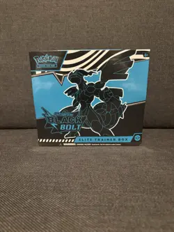 Pokemon Scarlet & Violet Black Bolt Elite Trainer Box Zekrom Thundurus English - Image 1