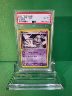 POKEMON 2005 EX DEOXYS DUSCLOPS HOLO 7/107 PSA 8 - Image 1