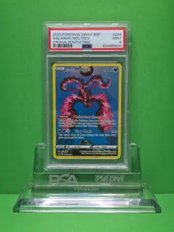 POKEMON 2023 CROWN ZENITH TINS GALARIAN MOLTRES PROMO SWSH284 PSA 9 - Image 1