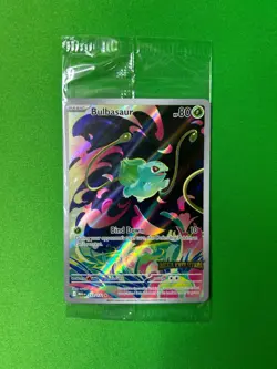 POKEMON SEALED BULBASAUR 133/132 MEGA EVOLUTION STAMPED PROMO - Image 1