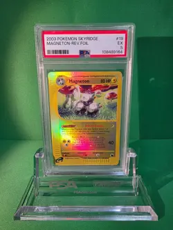 POKEMON 2003 SKYRIDGE MAGNETON REVERSE FOIL 19/144 PSA 5 - Image 1