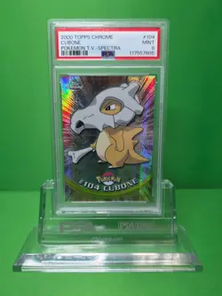 POKEMON 2000 TOPPS CHROME CUBONE SPECTRA 104 PSA 9 - Image 1