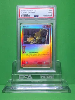 POKEMON 2003 DRAGON TORCHIC REVERSE FOIL 77/97 PSA 9 - Image 1