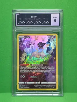 POKEMON 2023 CROWN ZENITH MEW GALARIAN GALLERY FULL ART GG10 PCG 9 - Image 1