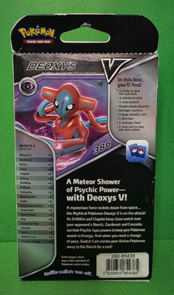 Pokemon TCG Deoxys V Battle Deck Sealed - Image 2