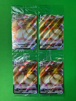 POKEMON SEALED EEVEE VMAX SWSH087 SHINING FATES PROMO PLAYSET X4 - Image 1