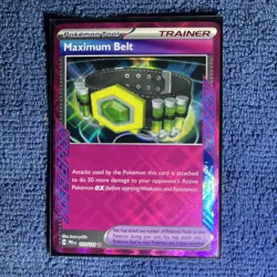 Pokemon TCG Prismatic Evolutions Maximum Belt 117/131 Near Mint - Image 1