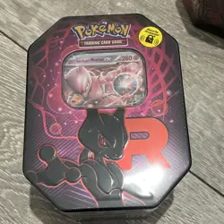 Pokemon TCG - Destined Rivals - Team Rocket Tins x 3 Mewtwo - Nidoking -Persian - Image 2