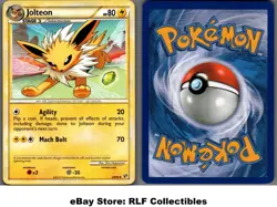 2010 Pokemon, HGSS Undaunted, #28/90 Jolteon, Uncommon (b) - Image 1