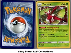 2017 Pokemon, Sun & Moon Promos, #SM26 Tsareena, Holo Black Star Promo (b) - Image 1