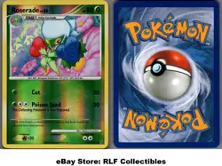 2009 Pokemon, Supreme Victors, #81/147 Roserade, Reverse Holo Uncommon - Image 1