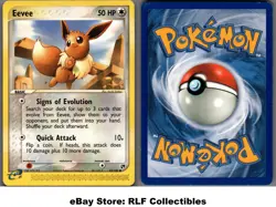 2003 Pokemon, EX Sandstorm, #63/100 Eevee, Common - Image 1