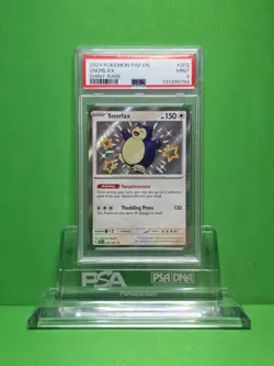 POKEMON 2024 PALDEAN FATES SNORLAX SHINY RARE 202 PSA 9 - Image 1