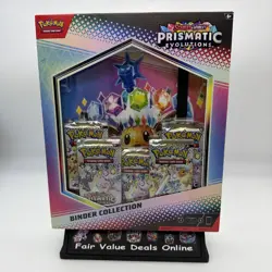 Prismatic Evolutions Binder Collection NEW FACTORY SEALED Pokemon TCG - Image 1