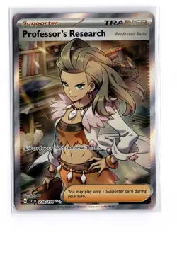 Professor's Research Professor Sada 240/198 Holo Scarlet & Violet Pokemon NM - Image 1