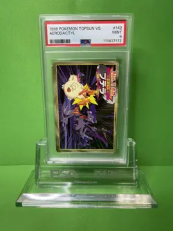 1998-99 POKEMON TOPSUN VS 142 AERODACTYL PSA 9 - Image 1