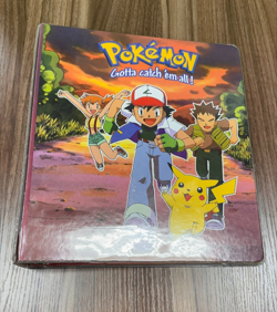 Vintage Pokemon 3 Ring Binder 1999 Nintendo Gotta Catch ‘Em All Ash/Pikachu - Image 1