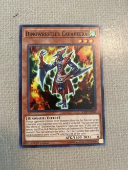 Yu-Gi-Oh! dinowrestler capaptera mint common 1st ed SOFU-EN007 - Image 1