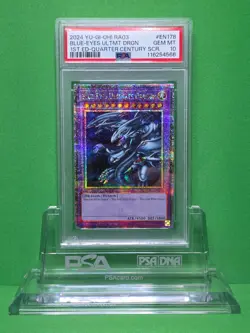 YU-GI-OH 2024 BLUE-EYES ULTIMATE DRAGON 1ST ED QCR RA03-EN178 PSA 10 - Image 1