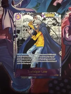 Trafalgar Law PRB01 OP05-069 Manga Rare One Piece TCG Alt Art - Image 1
