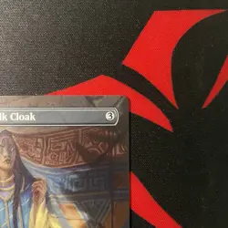 MTG Whispersilk Cloak Commander: The Lost Caverns of Ixalan #119 Borderless - Image 4