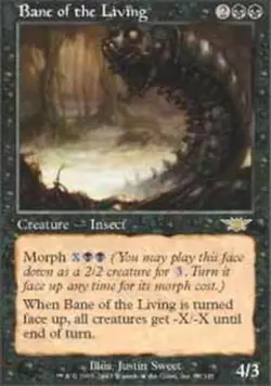 MTG magic cards 1x Bane of the Living Legions Light Play, English - Image 1