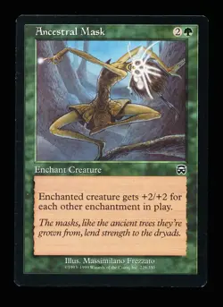 * * 1x Ancestral Mask x1 * * Mercadian Masques MTG NM Near Mint or Close - Image 1
