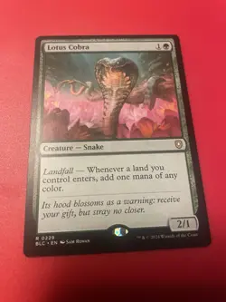 MTG NM Normal Lotus Cobra ⭐ R Commander: Bloomburrow NM Condition - Image 1