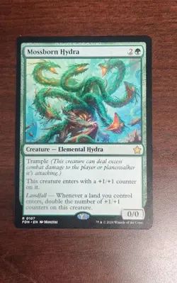 MTG Mossborn Hydra Foundations M/NM - Image 1