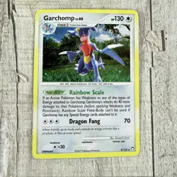 Pokemon Garchomp 2007 LV.66 Holo Card 9/123 Mysterious Treasures Series VLP - Image 2