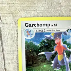 Pokemon Garchomp 2007 LV.66 Holo Card 9/123 Mysterious Treasures Series VLP - Image 3