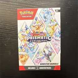 Pokemon TCG Prismatic Evolutions Booster Bundle 6 Packs Eevee Umbreon English - Image 1