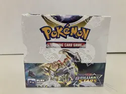 POKEMON SWORD & SHIELD BRILLIANT STARS FACTORY SEALED BOOSTER BOX (36 PACKS) - Image 1