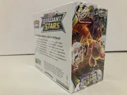 POKEMON SWORD & SHIELD BRILLIANT STARS FACTORY SEALED BOOSTER BOX (36 PACKS) - Image 4