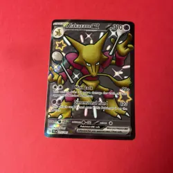 Alakazam EX 215/091 Holo Shiny Ultra Rare Paldean Fates Pokemon TCG - Image 1