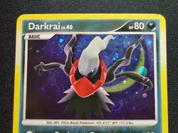 DARKRAI - 4/106 - D&P Great Encounters - RARE - Holo - Pokemon Card - Image 2